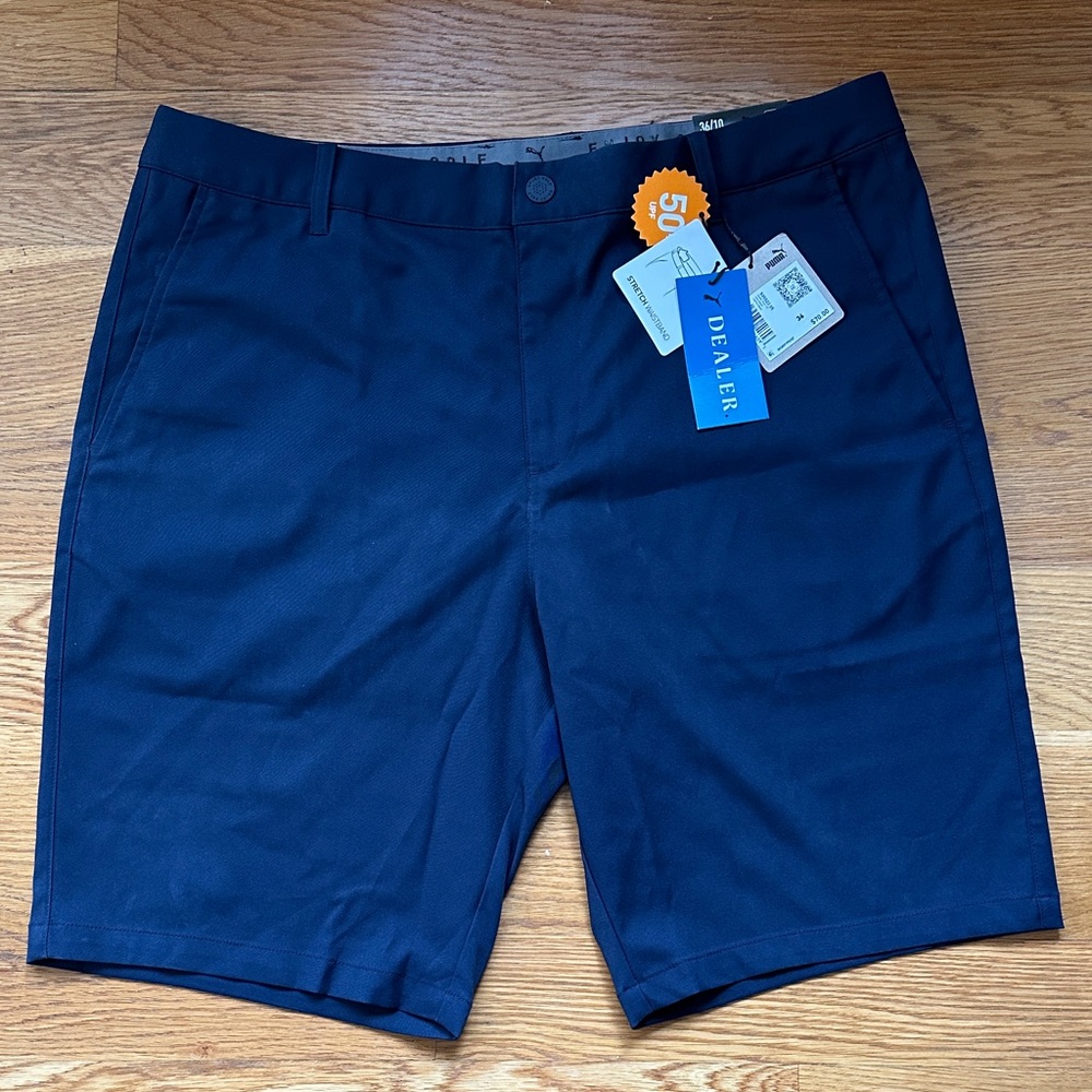 Puma Men's Navy Golf Shorts